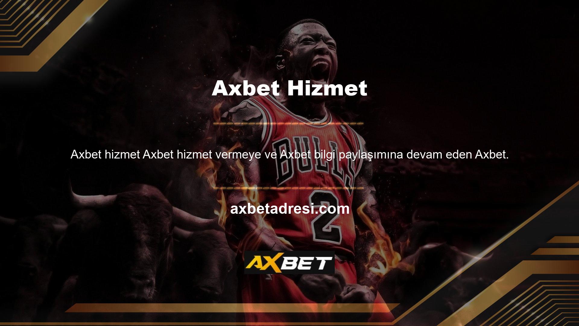 com resmi web sitesi aynı zamanda Axbet ait en güncel giriş linklerini de içermektedir