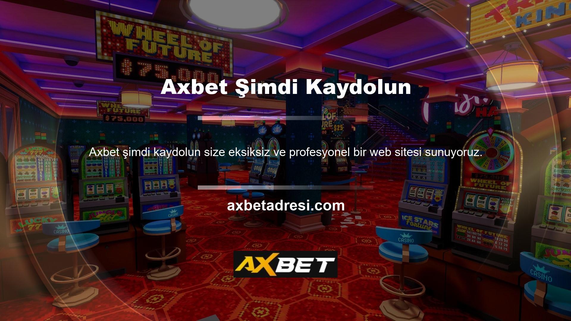 Diyelim ki yoğun bir günün ardından Axbet casino oyunlarını oynayarak biraz para kazanmak istiyorsunuz